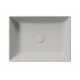 GSI Kube X praustuvas montuojamas ant stalviršio 50x37 cm, spalva Cenere matt