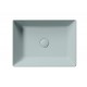 GSI Kube X praustuvas montuojamas ant stalviršio 50x37 cm, spalva Ghiaccio matt