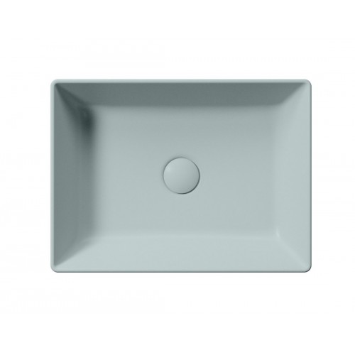 GSI Kube X praustuvas montuojamas ant stalviršio 50x37 cm, spalva Ghiaccio matt