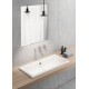 GSI Kube X įleidžiamas į stalviršį praustuvas 60x37 cm, XG+ danga, baltas blizgus