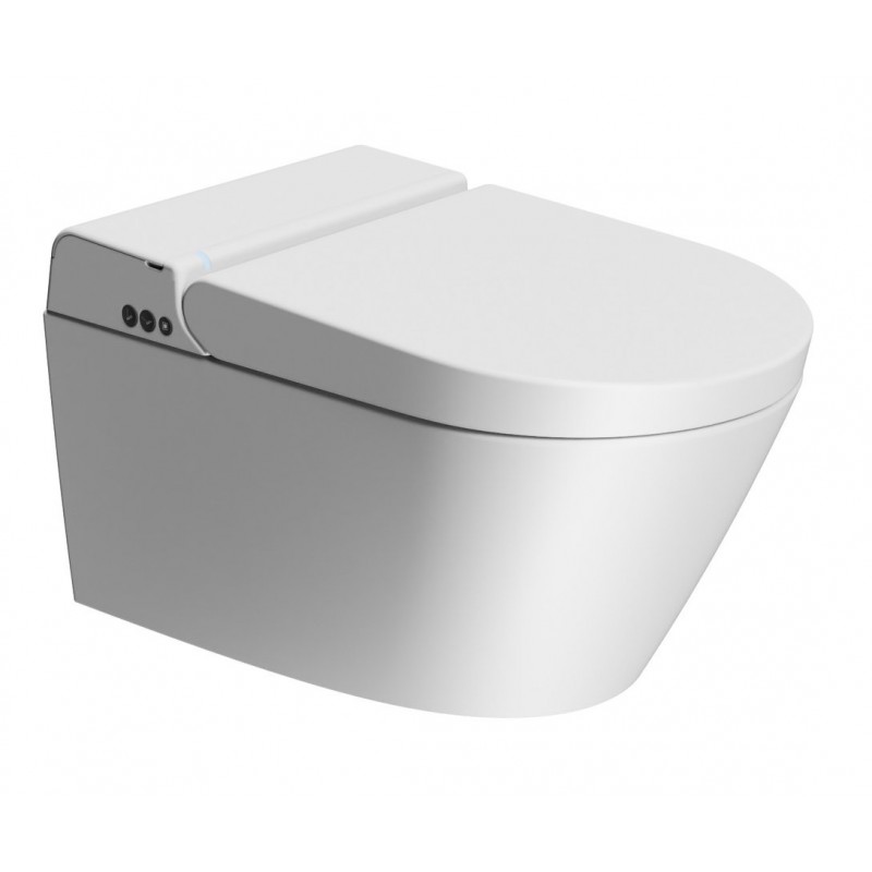 GSI WClean Swirlflush® išmanus pakabinamas klozetas su apiplovimo funkcija, baltas matinis