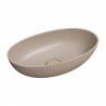 Omnires Shell M+ praustuvas montuojamas ant stalviršio 60x35 cm, spalva dune beige mat