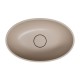 Omnires Shell M+ praustuvas montuojamas ant stalviršio 50x32 cm, spalva dune beige mat, SHELL500UNDB