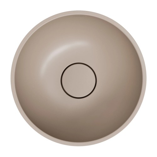 Omnires Shell M+ praustuvas montuojamas ant stalviršio Ø 35 cm, spalva dune beige mat, SHELL350UNDB