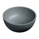 Omnires Shell M+ praustuvas montuojamas ant stalviršio Ø 35 cm, pilkas matinis, SHELL350UNAG