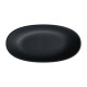 Omnires Shell M+ laisvai pastatoma akmens masės vonia 148x75 cm, matinė juoda, SHELL148WWBLV
