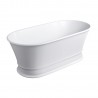 Omnires Classica M+ laisvai pastatoma vonia 160x79 cm, matinė balta, CLASSICAWWBM