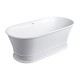 Omnires Classica laisvai pastatoma vonia 170x84 cm, blizgi balta, CLASSICA170WWZPBP