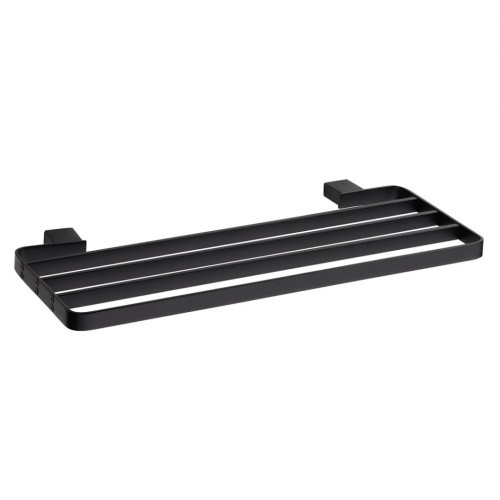 Bemeta Nero lentynėlė rankšluosčiams 50cm, juoda matinė