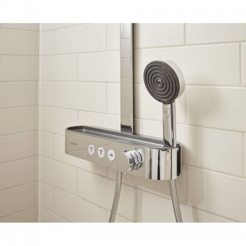 Hansgrohe Pulsify S Showerpipe 260 2jet virštinkinė dušo sistema su termostatiniu maišytuvu, chromas
