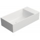 GSI Kube X praustuvas be skylės maišytuvui 50x25 cm, baltas matinis
