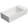GSI Kube X praustuvas be skylės maišytuvui 50x25 cm, baltas matinis