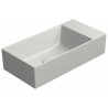 GSI Kube X praustuvas be skylės maišytuvui 50x25 cm, spalva Cenere matt