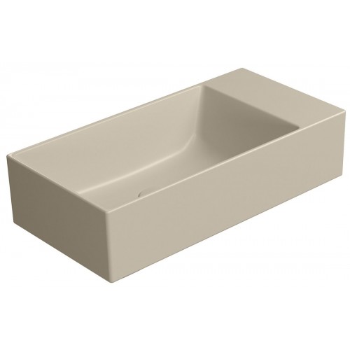 GSI Kube X praustuvas be skylės maišytuvui 50x25 cm, spalva Creta matt