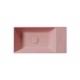 GSI Kube X praustuvas be skylės maišytuvui 50x25 cm, spalva Blush matt