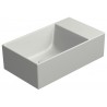 GSI Kube X praustuvas be skylės maišytuvui 40x23 cm, spalva Cenere matt