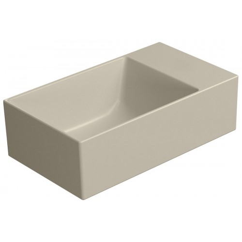 GSI Kube X praustuvas be skylės maišytuvui 40x23 cm, spalva Creta matt