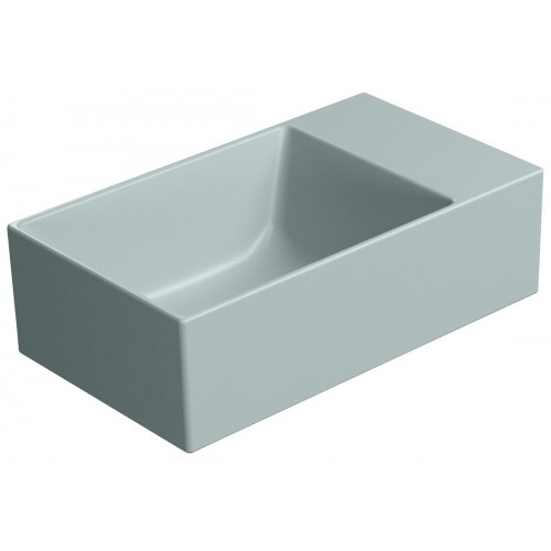 GSI Kube X praustuvas be skylės maišytuvui 40x23 cm, spalva Creta matt