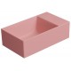 GSI Kube X praustuvas be skylės maišytuvui 40x23 cm, spalva Blush matt