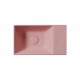 GSI Kube X praustuvas be skylės maišytuvui 40x23 cm, spalva Blush matt