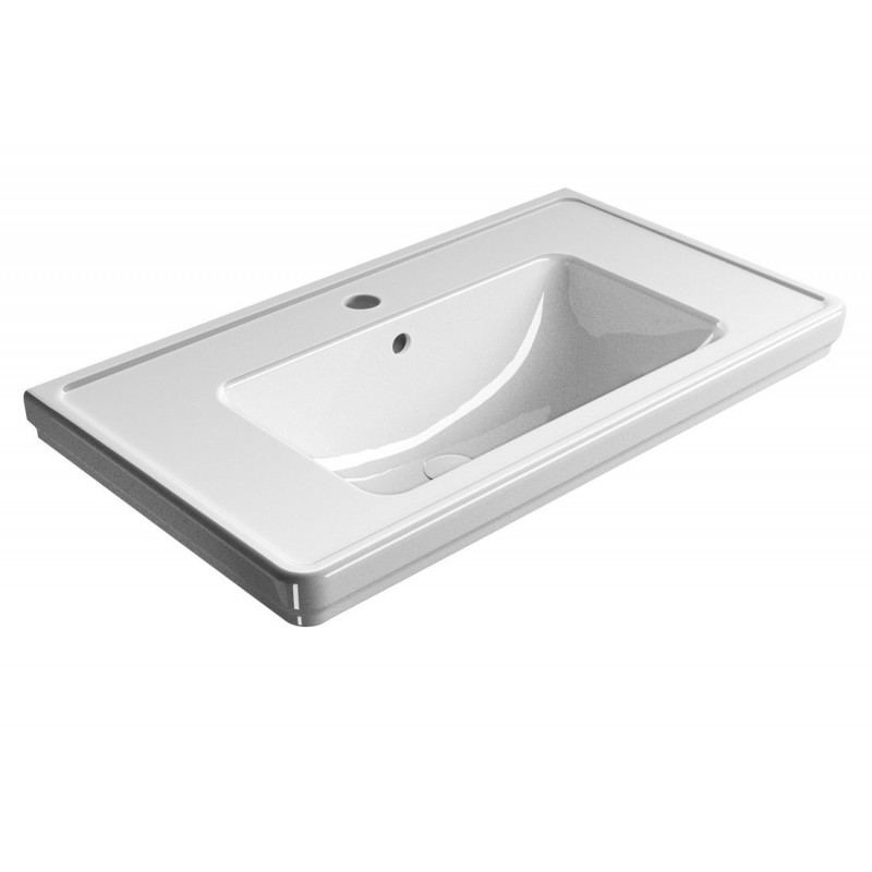 GSI Classic praustuvas 90x50 cm, XG+ danga, baltas blizgus