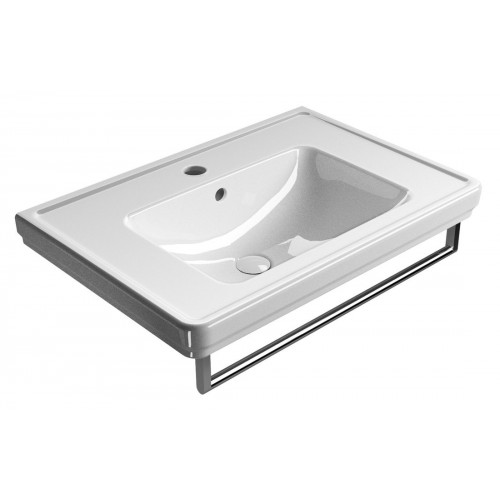 GSI Classic praustuvas 75x50 cm, XG+ danga, baltas blizgus