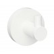 Bemeta White viengubas kabliukas, baltas matinis