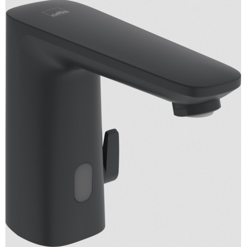 Oras Electra Safety sensorinis maišytuvas praustuvui, 3 V, Bluetooth, juodas matinis