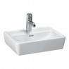 Laufen Pro praustuvas su nušlifuota apačia 45x34 cm, baltas blizgus