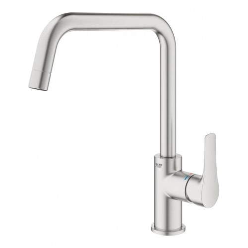 Grohe Eurosmart maišytuvas plautuvei, spalva super steel, 30567DC0