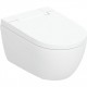 Geberit AquaClean Alba pakabinamas klozetas su apiplovimo funkcija, blizgus baltas, 146350011