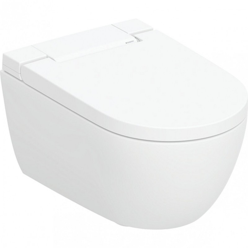 Geberit AquaClean Alba pakabinamas klozetas su apiplovimo funkcija, blizgus baltas, 146350011