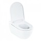 Geberit AquaClean Alba pakabinamas klozetas su apiplovimo funkcija, blizgus baltas, 146350011
