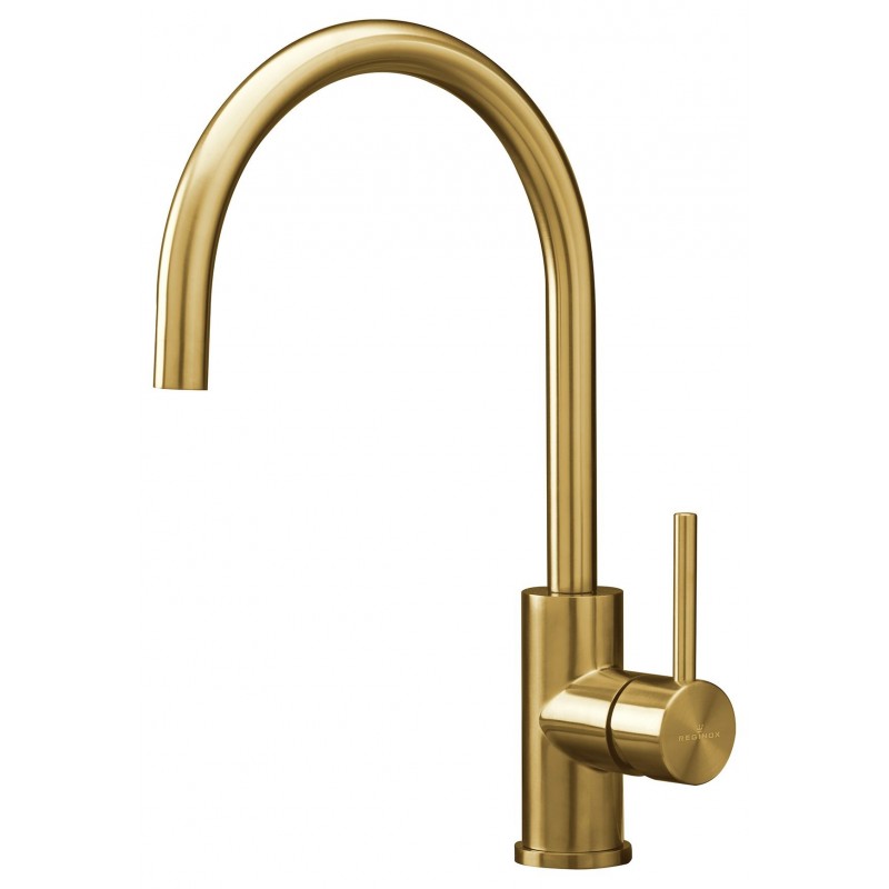 Reginox Cano Gold II maišytuvas plautuvei, braižyto aukso spalva PVD, R38949