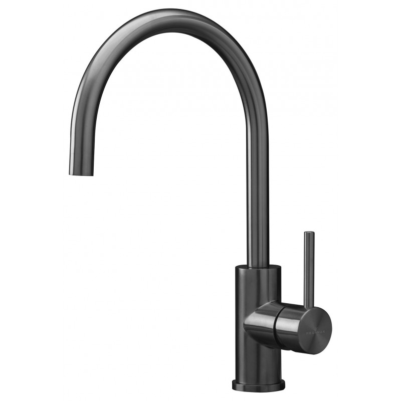 Reginox Cano Gun Metal II maišytuvas plautuvei, gun metal spalva PVD, R38932