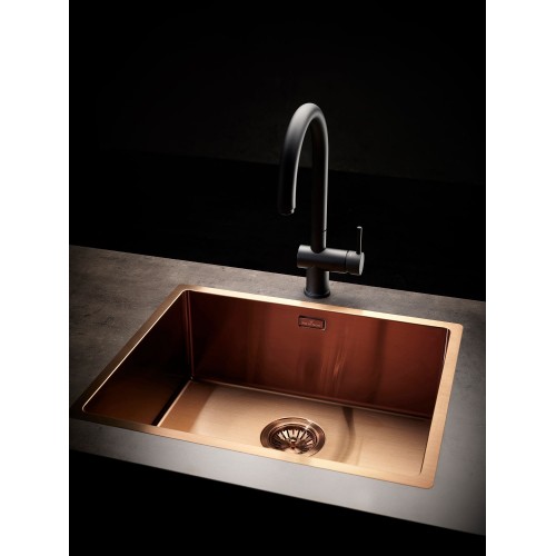 Reginox Yampa Black maišytuvas plautuvei, juodas matinis, R31704