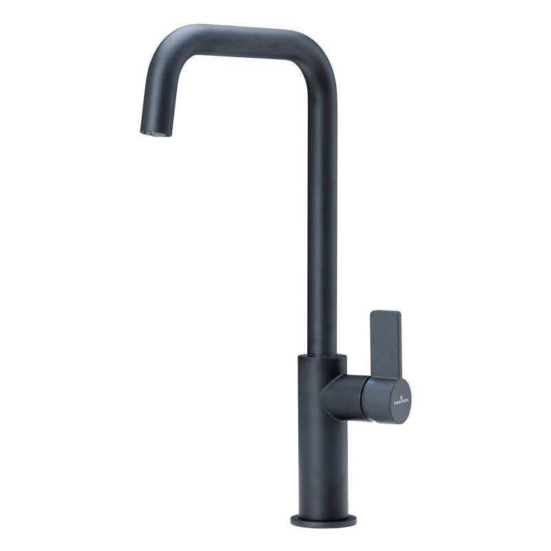 Reginox Pearl Black maišytuvas plautuvei, juodas matinis, R32800