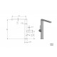 Reginox Kelso RVS maišytuvas plautuvei, brushed stainless steel spalva, R34590