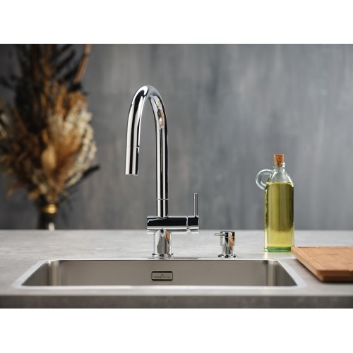 Reginox Flint maišytuvas plautuvei su ištraukiamu dušeliu, chromas, R31650