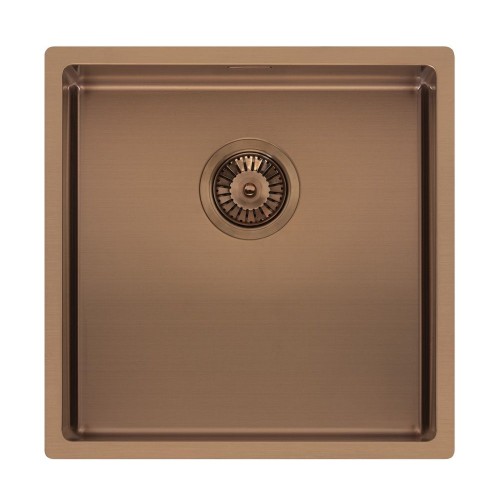 Reginox Miami Copper 40x40 nerūdijančio plieno plautuvė, vario spalva, R30707
