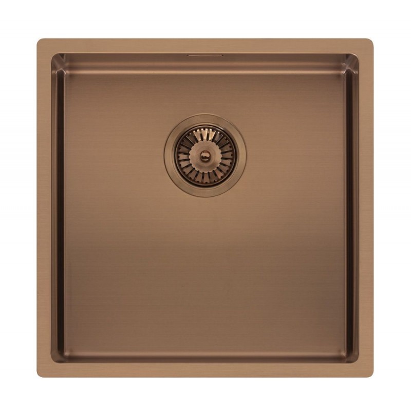 Reginox Miami Copper 40x40 nerūdijančio plieno plautuvė, vario spalva, R30707