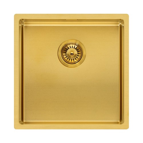 Reginox Miami Gold 40x40 nerūdijančio plieno plautuvė, aukso spalva, R30714
