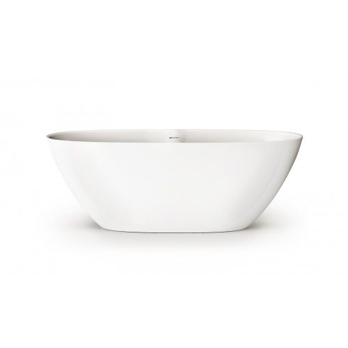 PAA Perla laisvai pastatoma akmens masės vonia 175x76 cm, blizgi balta