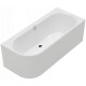Villeroy & Boch Oberon 2.1 kampinė vonia su priekiniu uždengimu ir sifonu, dešininė, 180x80 cm, blizgi balta