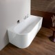 Villeroy & Boch Oberon 2.1 kampinė vonia su priekiniu uždengimu ir sifonu, dešininė, 180x80 cm, blizgi balta