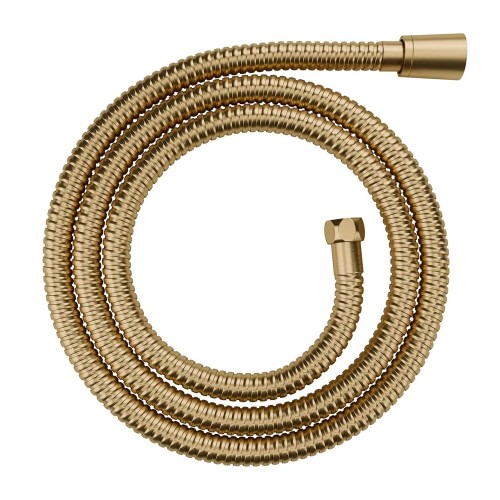 Omnires metalinė dušo žarna 150cm, braižyto aukso spalvos, 029GLB