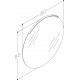 RB Eco apvalus veidrodis su LED apšvietimu Ø 80cm, 1024500A