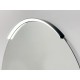 RB Eco apvalus veidrodis su juodu LED šviestuvu Ø 80cm, 1024500B