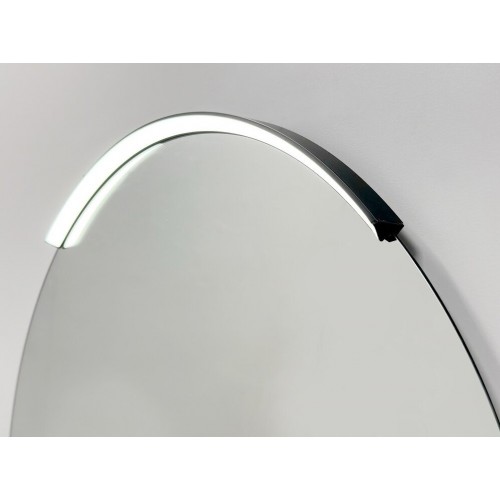 RB Eco apvalus veidrodis su juodu LED šviestuvu Ø 100cm, 1024700B