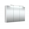 RB veidrodinė spintelė su LED apšvietimu, IP44, balta blizgi, 98x65 cm, 1402711